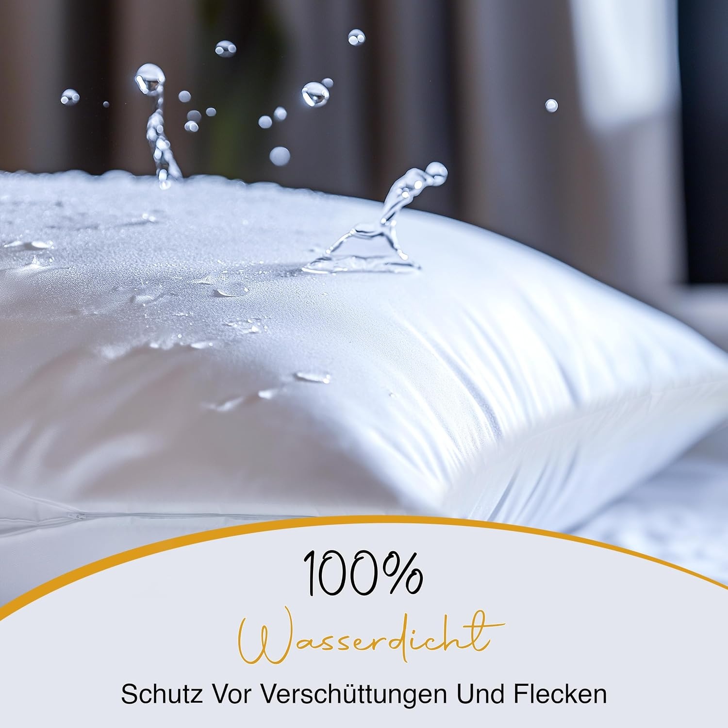 image:imagewasserdichte Kissenbezug Mit Reiverschluss 40x80cm 2er Gegen BettwanzenWeib